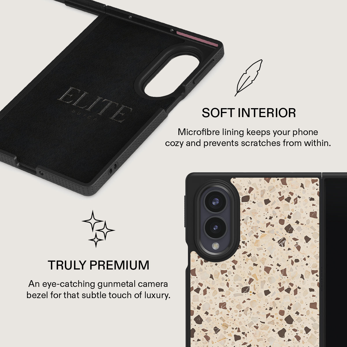 Distant Noise - Terazzo Samsung Galaxy Z Fold 8 Case