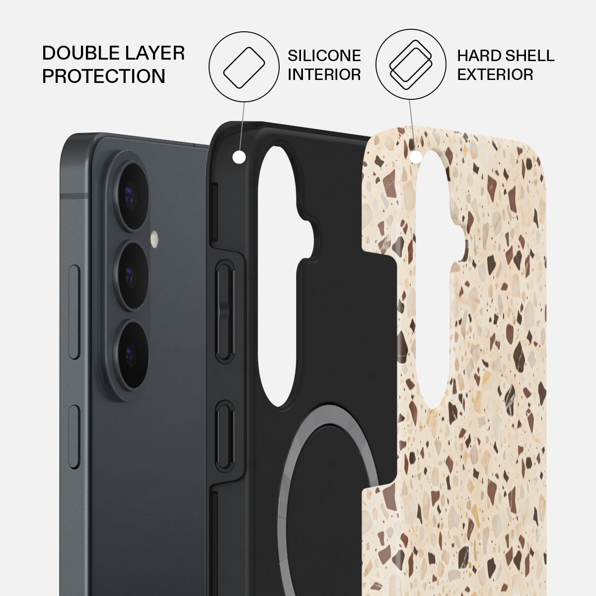 Distant Noise - Terazzo Samsung Galaxy S26 FE Case