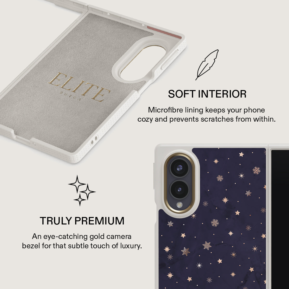 Midnight Kiss - Star Samsung Galaxy Z Fold 8 Case