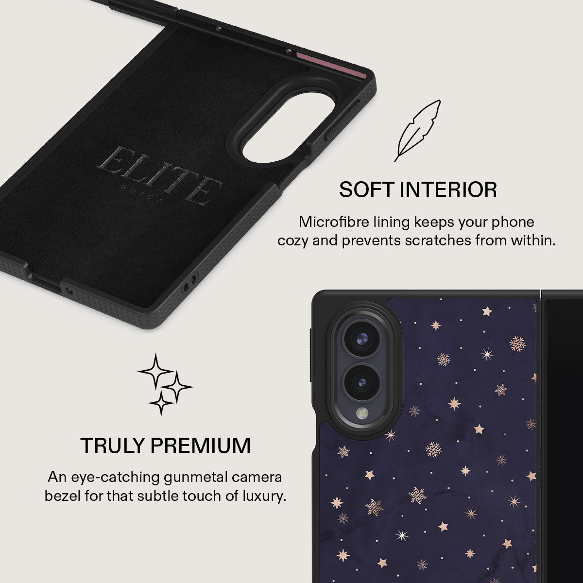 Midnight Kiss - Star Samsung Galaxy Z Fold 8 Case