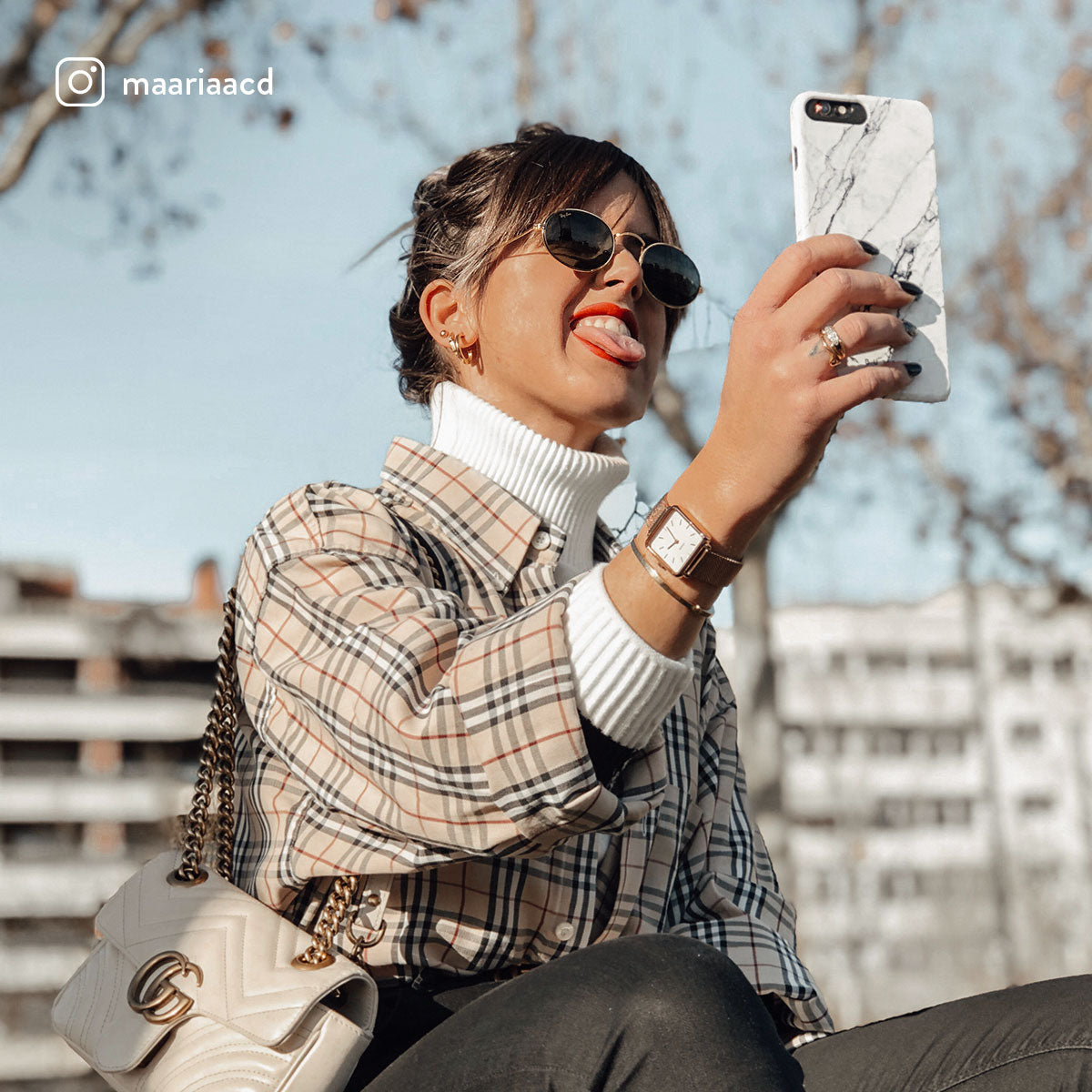 Satin White - Marble Xiaomi 17 Ultra Case