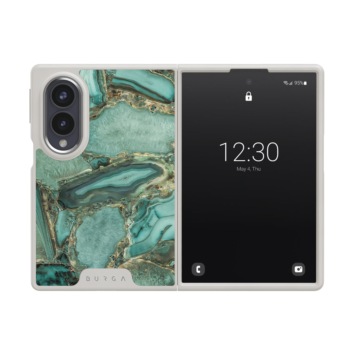 Ubud Jungle - Turquoise Samsung Galaxy Z Fold 8 Case