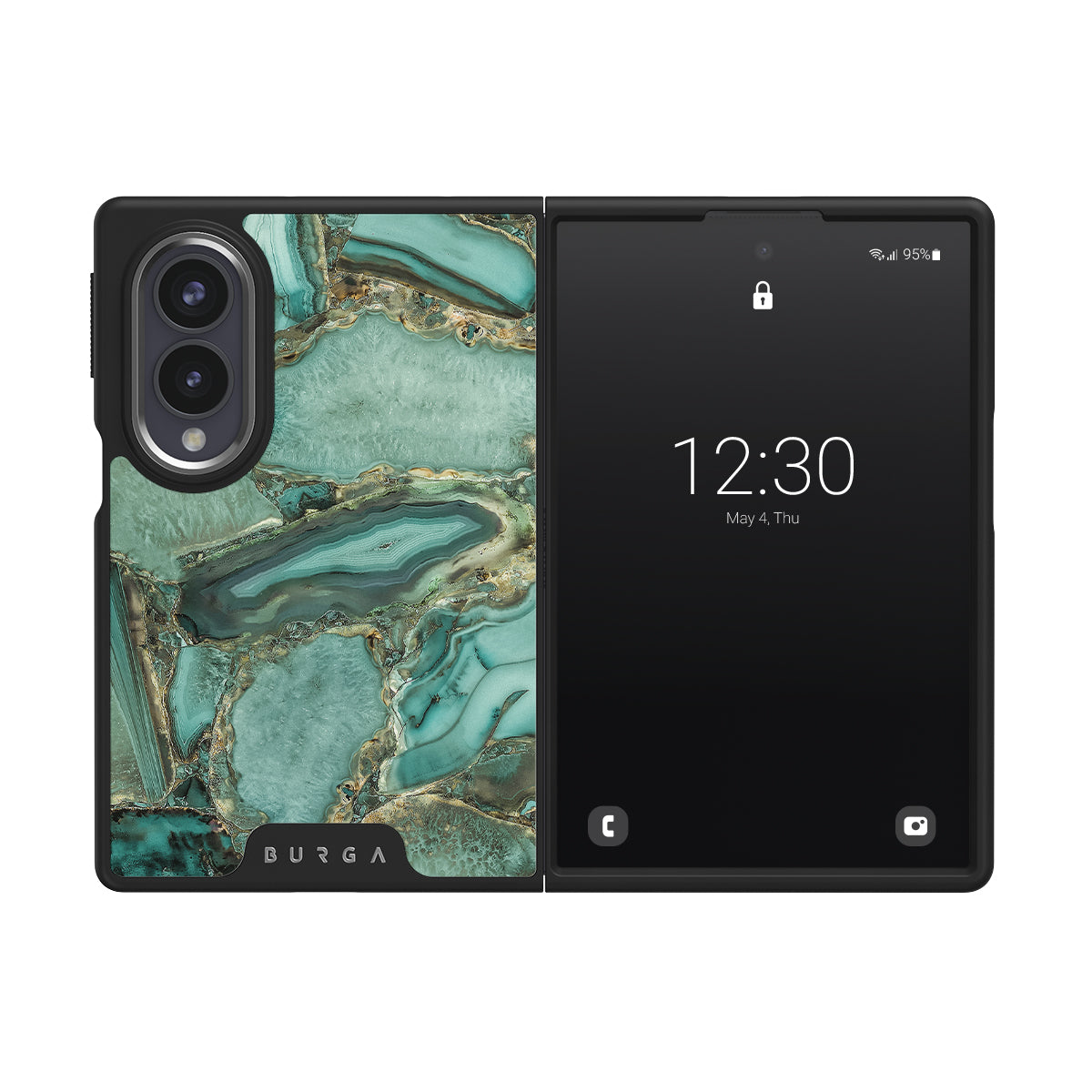Ubud Jungle - Turquoise Samsung Galaxy Z Fold 8 Case