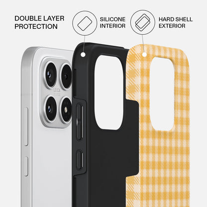 Tuscan Sun - Yellow Plaid Xiaomi 17 Case