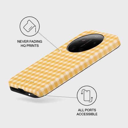 Tuscan Sun - Yellow Plaid Xiaomi 17 Ultra Case