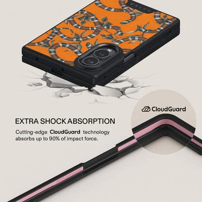 Bitter Apricot - Snake Samsung Galaxy Z Fold 8 Case