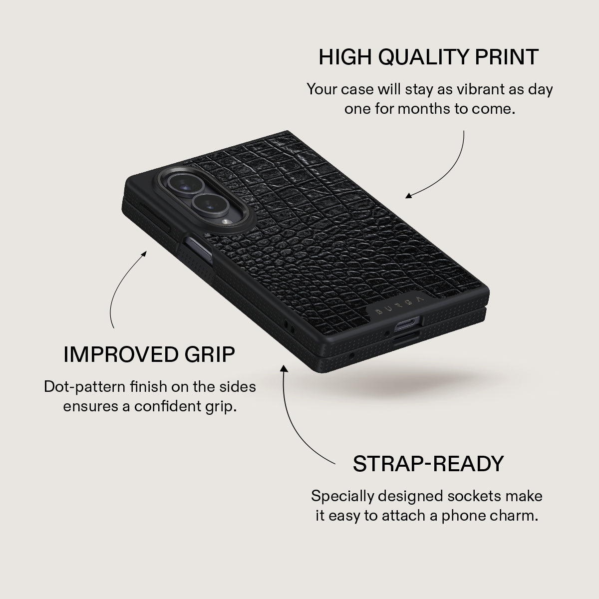 Reaper's Touch - Snakeskin Samsung Galaxy Z Fold 8 Case
