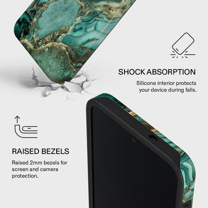Ubud Jungle - Turquoise Samsung Galaxy S26 FE Case