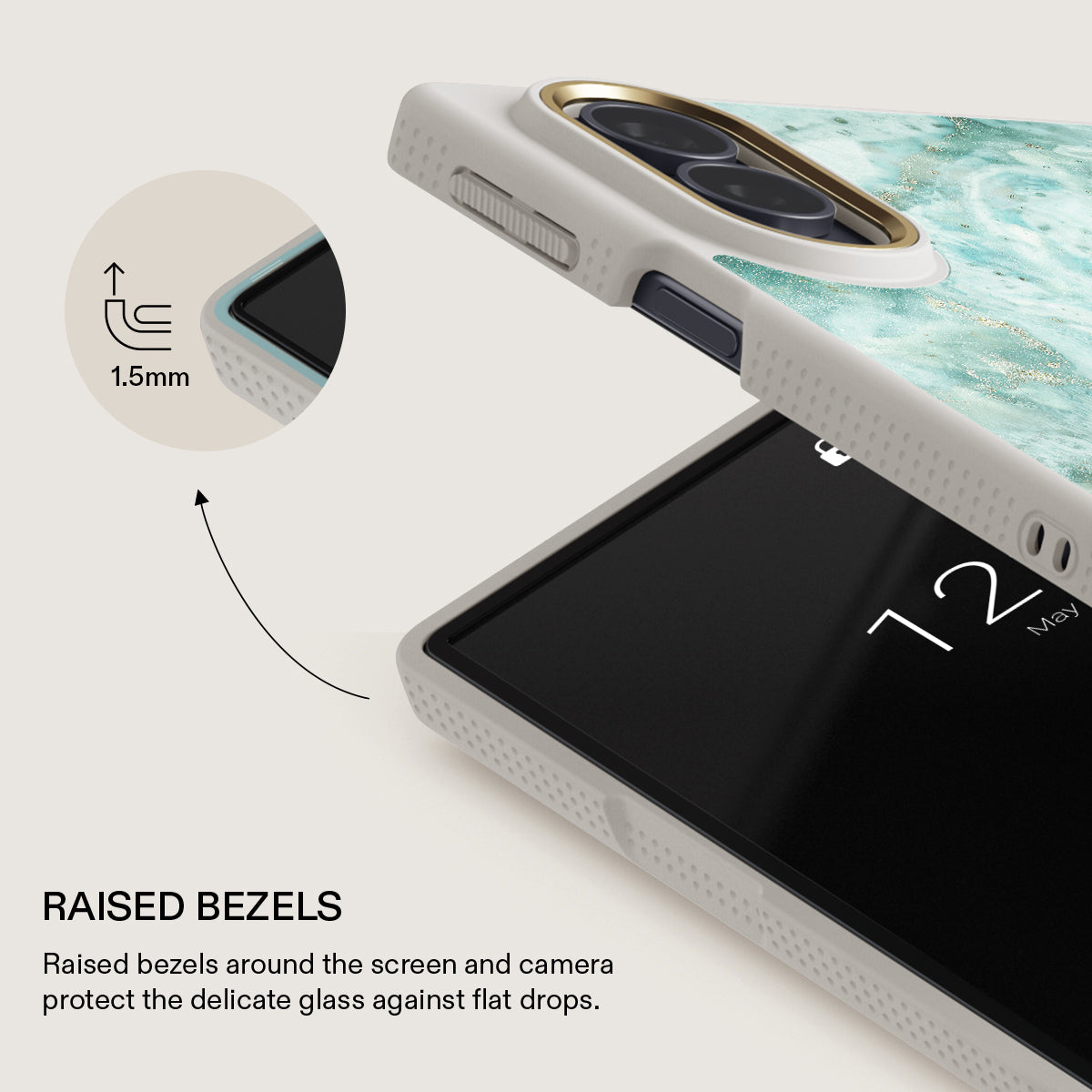 Uluwatu Waves - Teal Samsung Galaxy Z Fold 8 Case